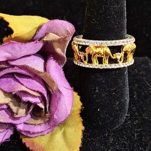 New, size 9 elephant ring.